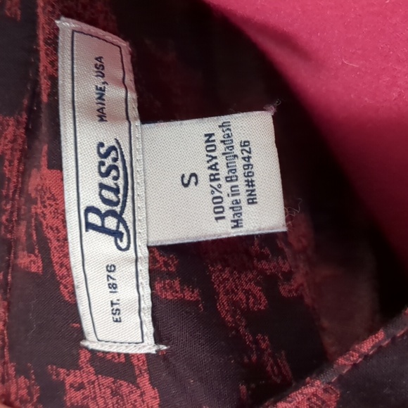 G.H Bass Houndstooth Convertible Sleeve Covered Button Hi/Low Tunic Blouse S - Picture 7 of 11